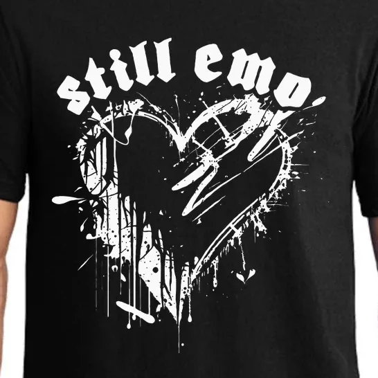 Emo Rock Still Emo 2000s Emo Ska Pop Punk Band Music Pajama Set