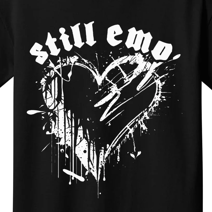 Emo Rock Still Emo 2000s Emo Ska Pop Punk Band Music Kids T-Shirt