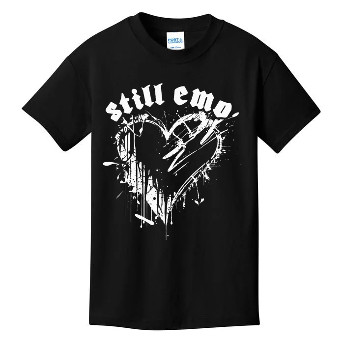 Emo Rock Still Emo 2000s Emo Ska Pop Punk Band Music Kids T-Shirt