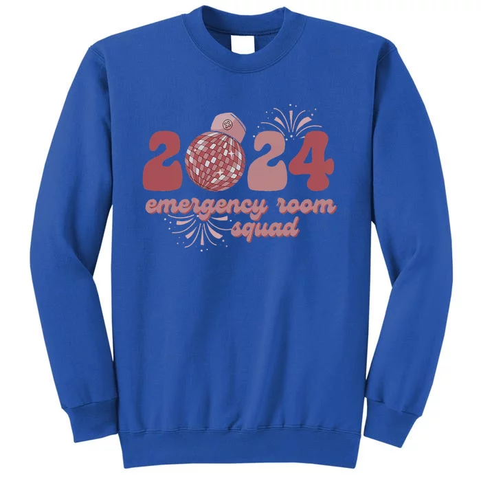 Emergency Room Squad New Year's Eve 2024 Disco Ball Sweatshirt