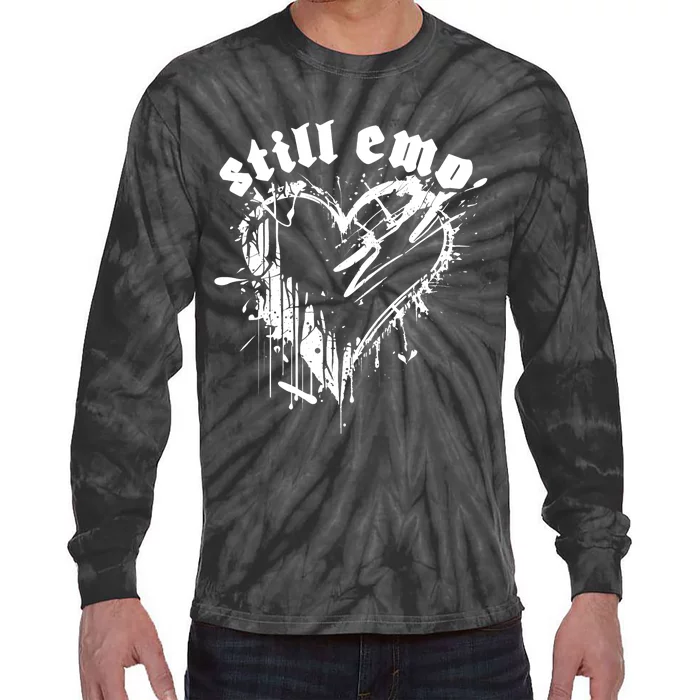 Emo Rock Still Emo 2000s Emo Ska Pop Punk Band Music Tie-Dye Long Sleeve Shirt