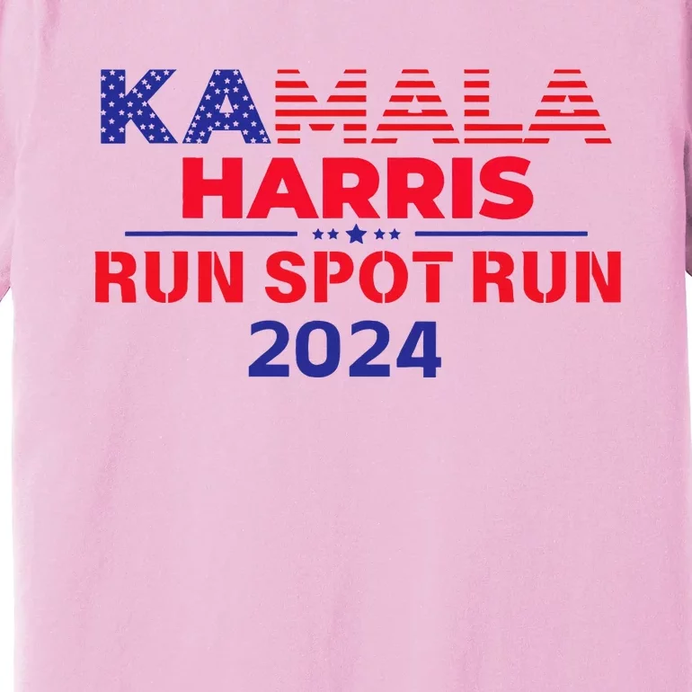 Election Run Spot Run Donald Trump Debate 2024 Kamala Premium T-Shirt