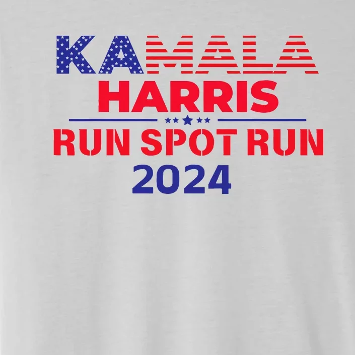 Election Run Spot Run Donald Trump Debate 2024 Kamala ChromaSoft Performance T-Shirt