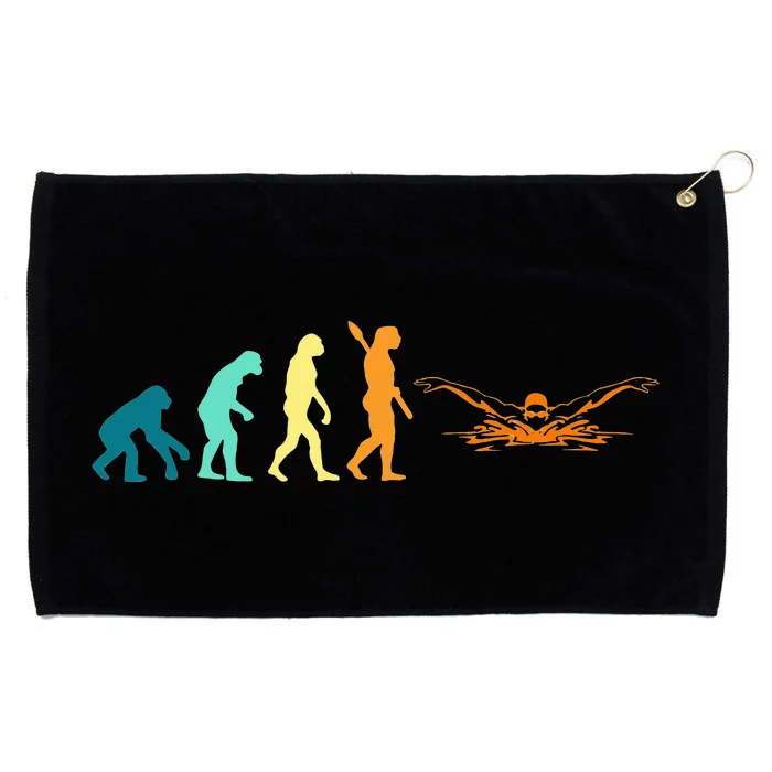 Evolution Retro Swimmer Water Rat Swimming Grommeted Golf Towel