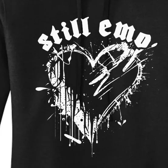 Emo Rock Still Emo 2000s Emo Ska Pop Punk Band Music Women's Pullover Hoodie