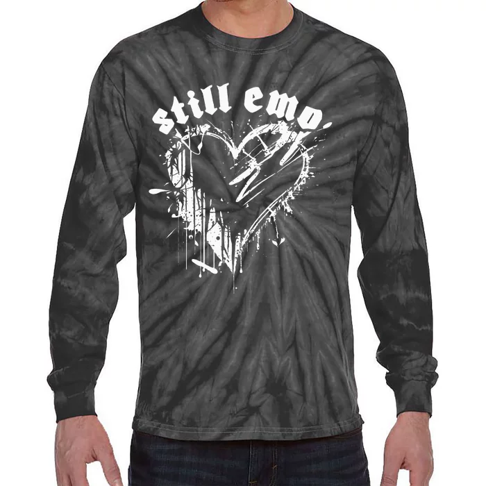 Emo Rock Still Emo 2000s Emo Ska Pop Punk Band Music Tie-Dye Long Sleeve Shirt