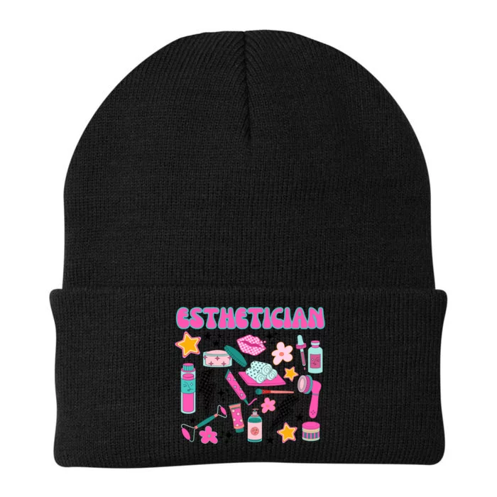 Esthetician Retro Skin Therapy Technician Knit Cap Winter Beanie