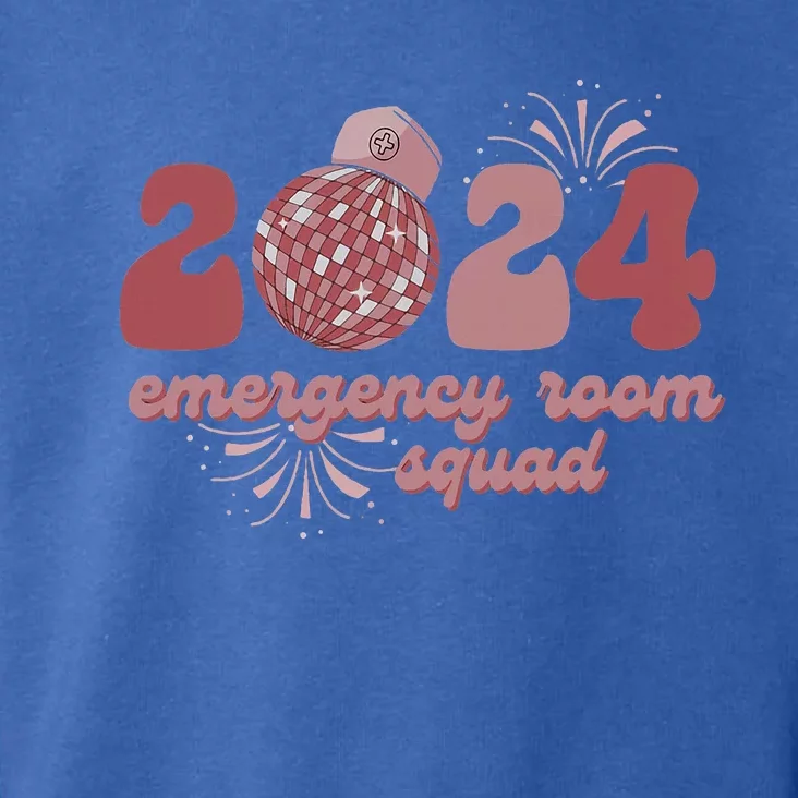 Emergency Room Squad New Year's Eve 2024 Disco Ball Toddler Hoodie