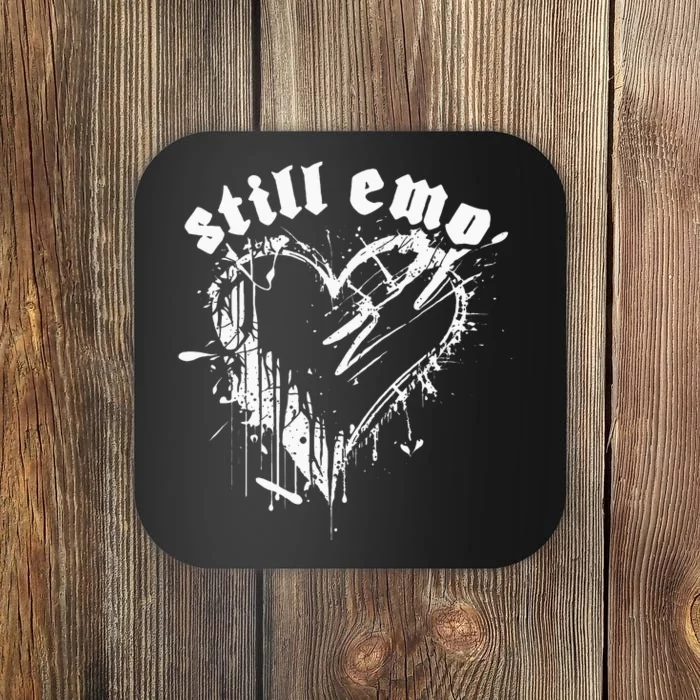 Emo Rock Still Emo 2000s Emo Ska Pop Punk Band Music Coaster