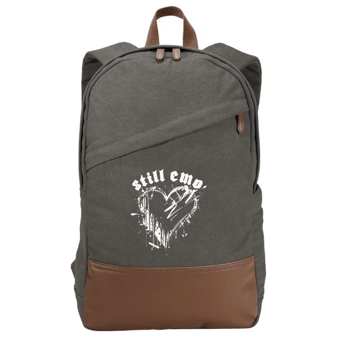 Emo Rock Still Emo 2000s Emo Ska Pop Punk Band Music Cotton Canvas Backpack