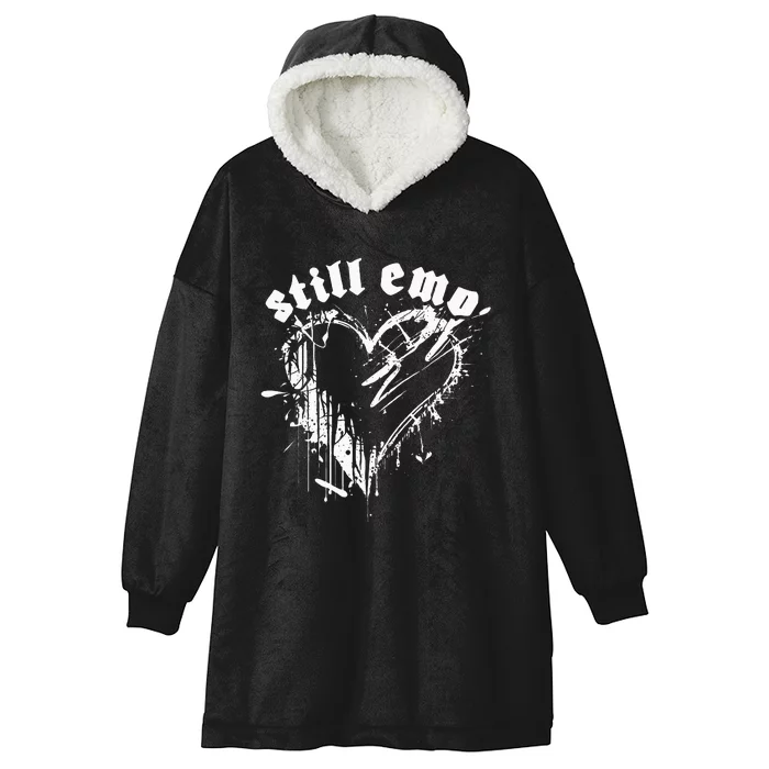 Emo Rock Still Emo 2000s Emo Ska Pop Punk Band Music Hooded Wearable Blanket