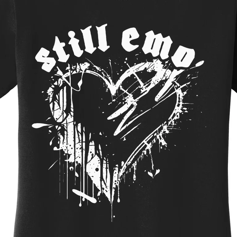 Emo Rock Still Emo 2000s Emo Ska Pop Punk Band Music Women's T-Shirt