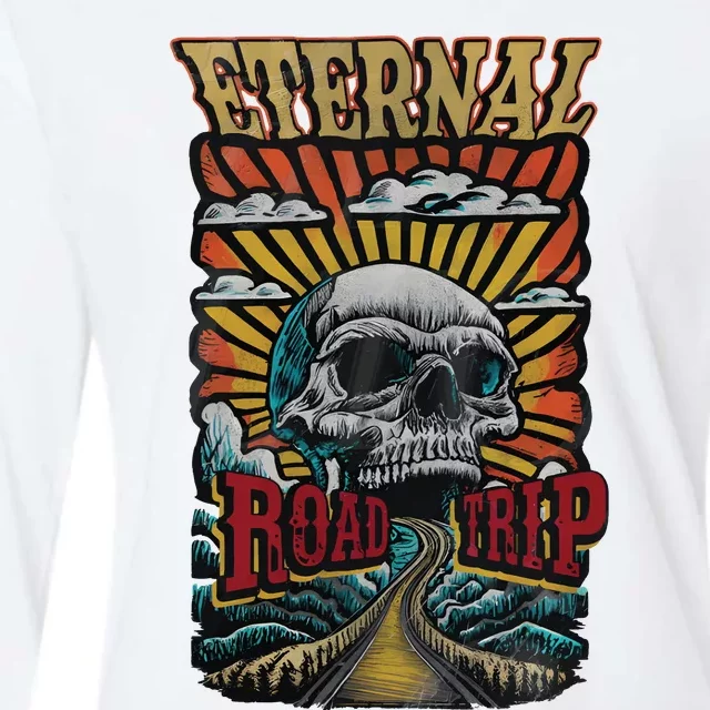 Eternal Road Trip Retro Womens Cotton Relaxed Long Sleeve T-Shirt