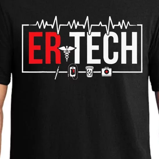 Emergency Room Technician Heartbeat ER Technicians Pajama Set