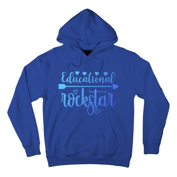 Educational Rockstar Teacher Appreciation Gift Tall Hoodie