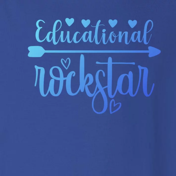 Educational Rockstar Teacher Appreciation Gift Toddler Long Sleeve Shirt