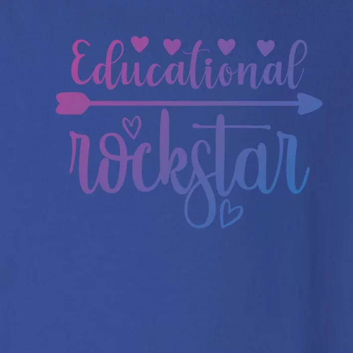 Educational Rockstar Teacher Appreciation Gift Toddler Long Sleeve Shirt