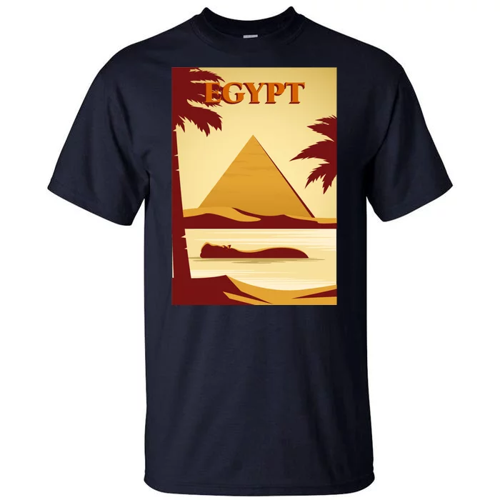 Egypt Retro Vintage Poster Tall T-Shirt