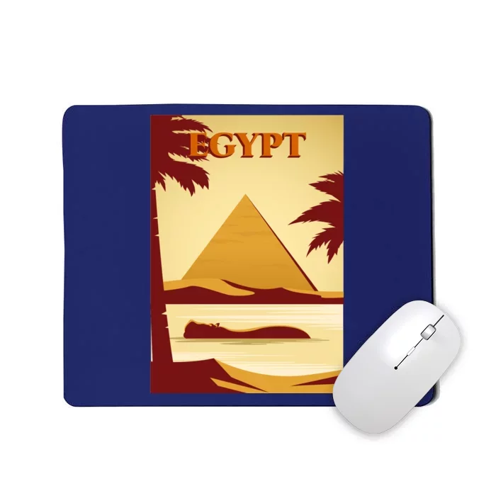 Egypt Retro Vintage Poster Mousepad