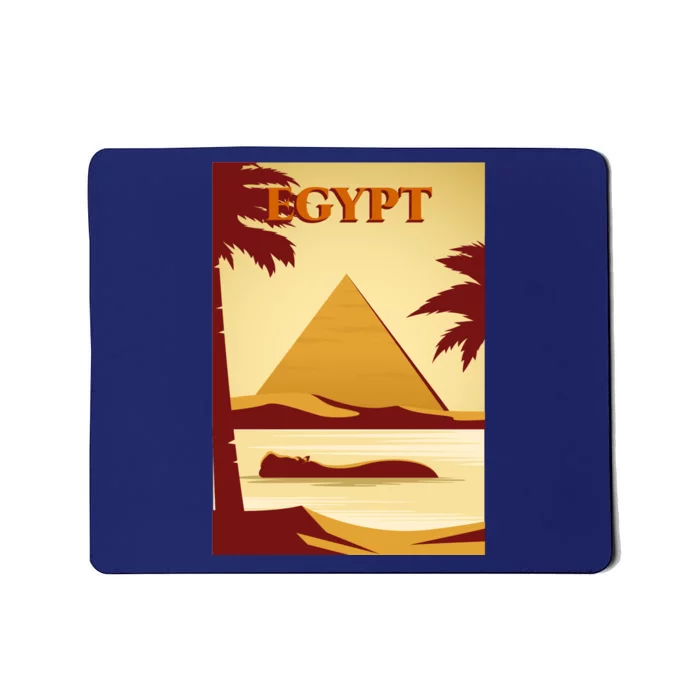 Egypt Retro Vintage Poster Mousepad