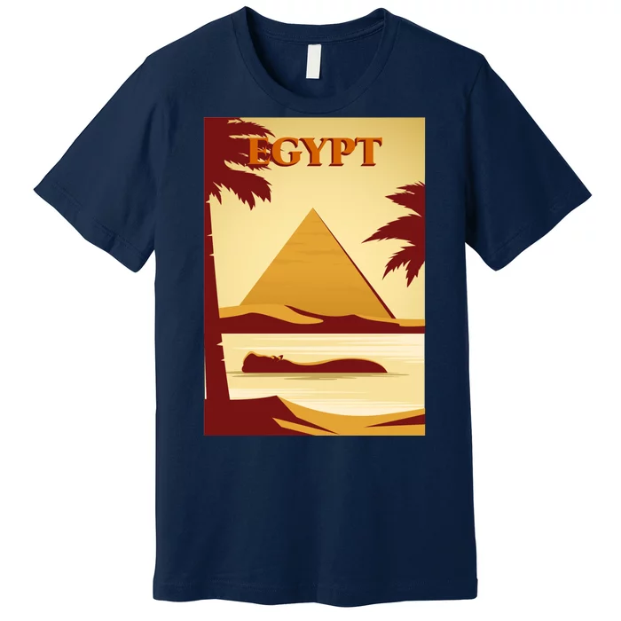 Egypt Retro Vintage Poster Premium T-Shirt