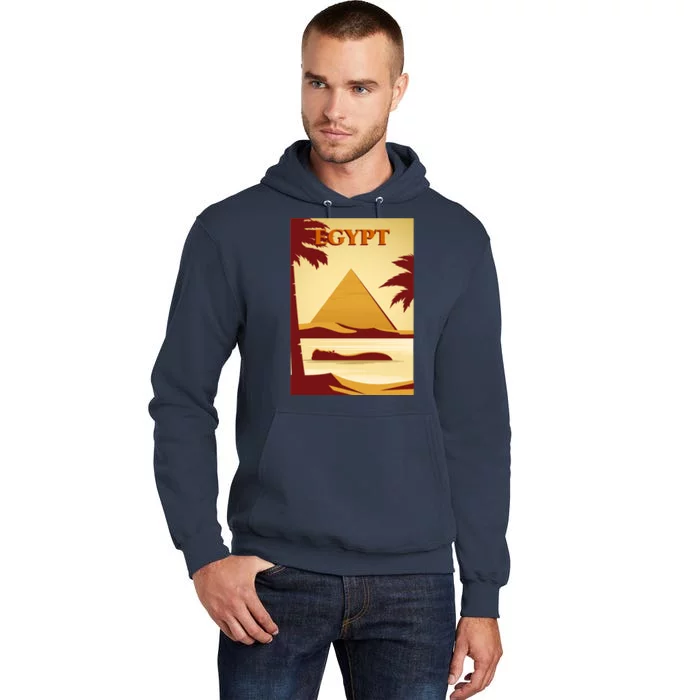 Egypt Retro Vintage Poster Tall Hoodie