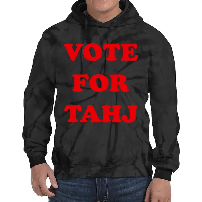 Efren Ramirez Wearing Vote For Tahj Tie Dye Hoodie