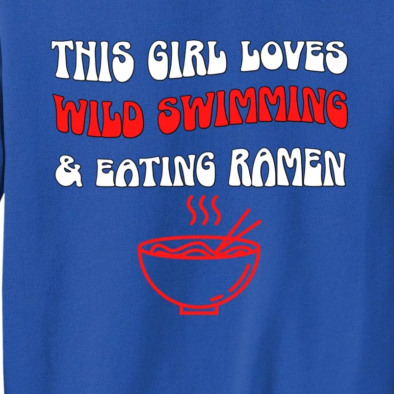 Eating Ra Wild Swimming Just Loves It Open Water Sea Meaningful Gift Sweatshirt