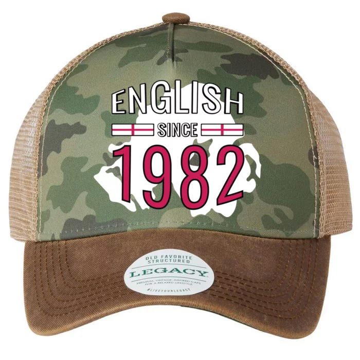 English Since 1982 Birthday Gift Legacy Tie Dye Trucker Hat