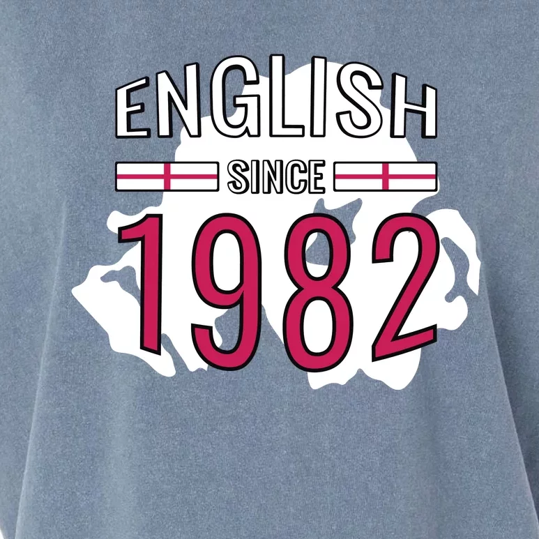 English Since 1982 Birthday Gift Garment-Dyed Women's Muscle Tee