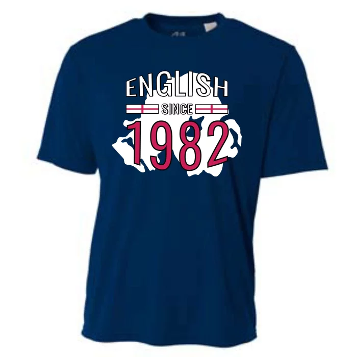 English Since 1982 Birthday Gift Cooling Performance Crew T-Shirt