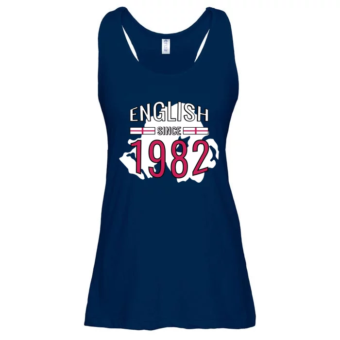 English Since 1982 Birthday Gift Ladies Essential Flowy Tank