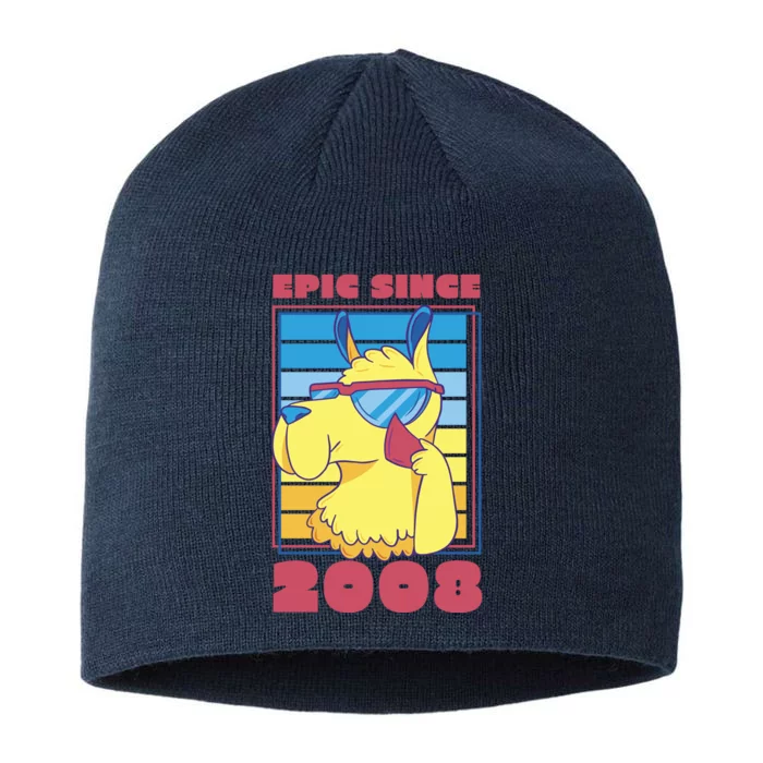 Epic Since 2008 Birthday Gift 8 1/2in Sustainable Knit Beanie