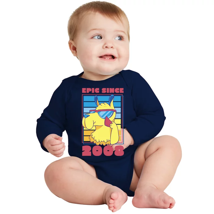 Epic Since 2008 Birthday Gift Baby Long Sleeve Bodysuit