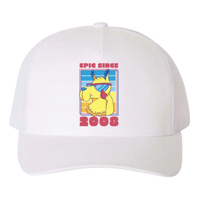 Epic Since 2008 Birthday Gift Yupoong Adult 5-Panel Trucker Hat