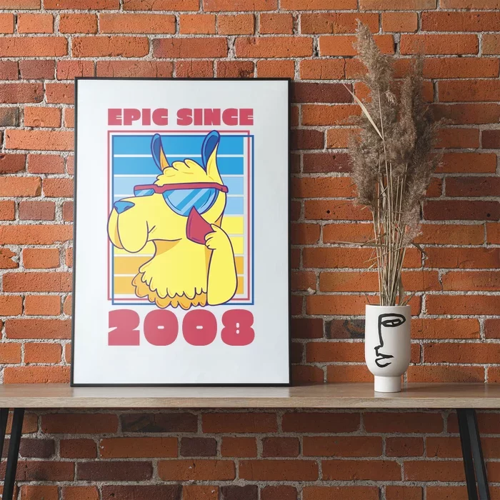 Epic Since 2008 Birthday Gift Poster