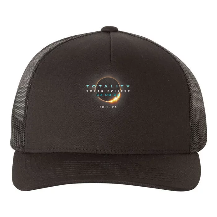 Eclipse Solar 2024 Erie Pa Totality 04 08 24 Yupoong Adult 5-Panel Trucker Hat