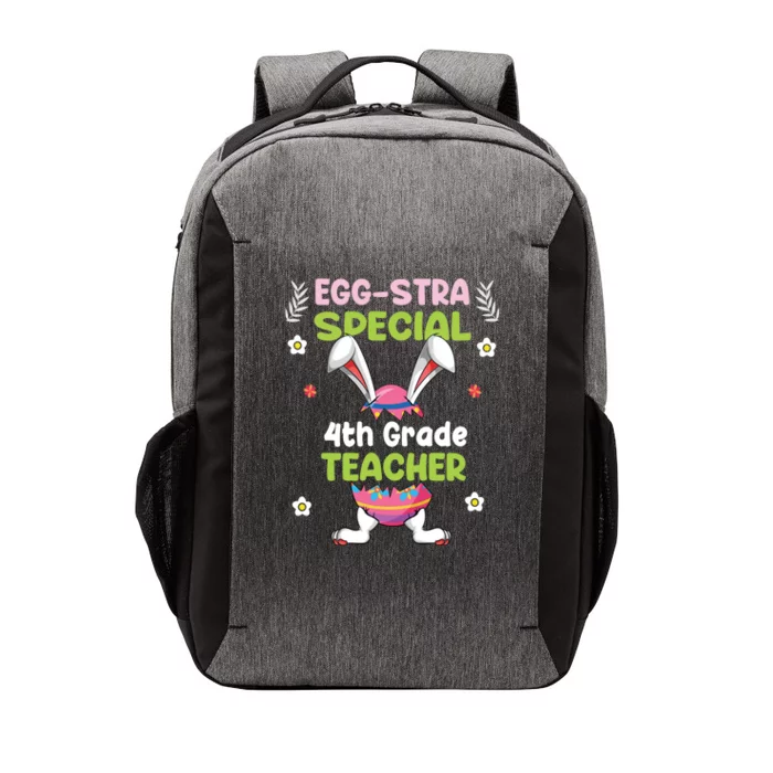 Eggstra Special 4th Grade Teacher Happy Easter Day Funny Gift Vector Backpack