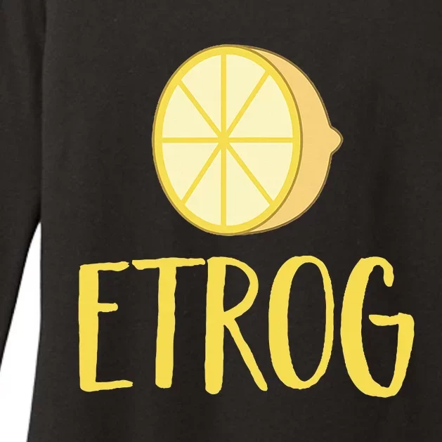 Etrog Sukkot 4 Species Citron Fruit Jewish Holiday Womens CVC Long Sleeve Shirt