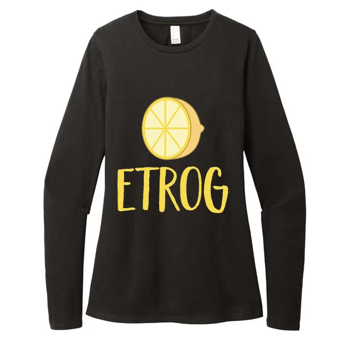 Etrog Sukkot 4 Species Citron Fruit Jewish Holiday Womens CVC Long Sleeve Shirt