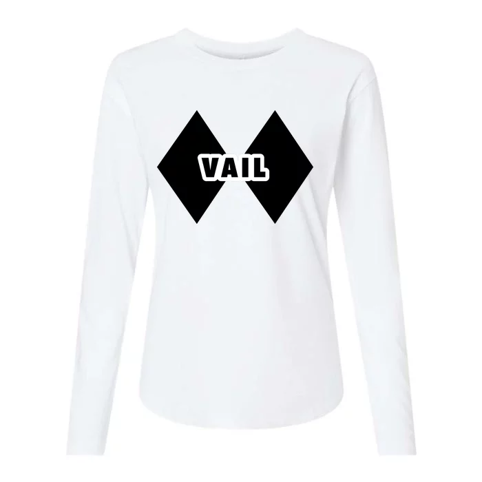 Extreme Ski At Vail Womens Cotton Relaxed Long Sleeve T-Shirt