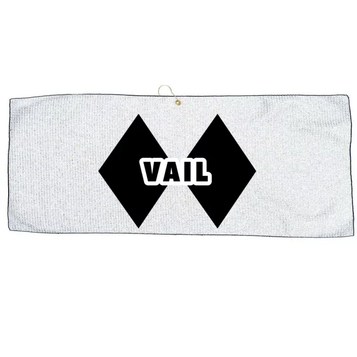 Extreme Ski At Vail Large Microfiber Waffle Golf Towel