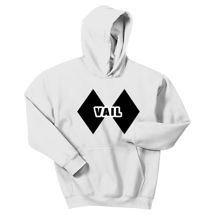 Extreme Ski At Vail Kids Hoodie