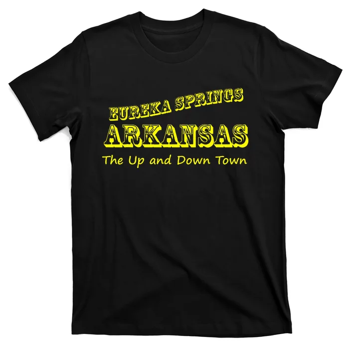 Eureka Springs Arkansas Up And Down Town Souvenir T-Shirt