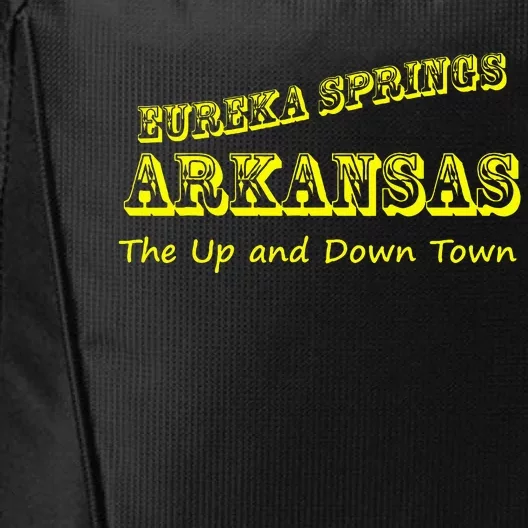 Eureka Springs Arkansas Up And Down Town Souvenir City Backpack