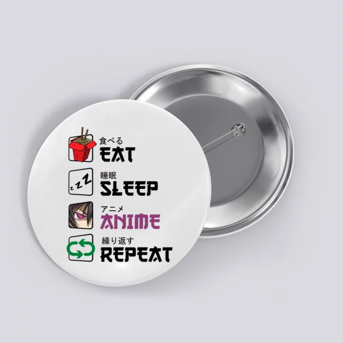 Eat Sleep Anime Repeat Button