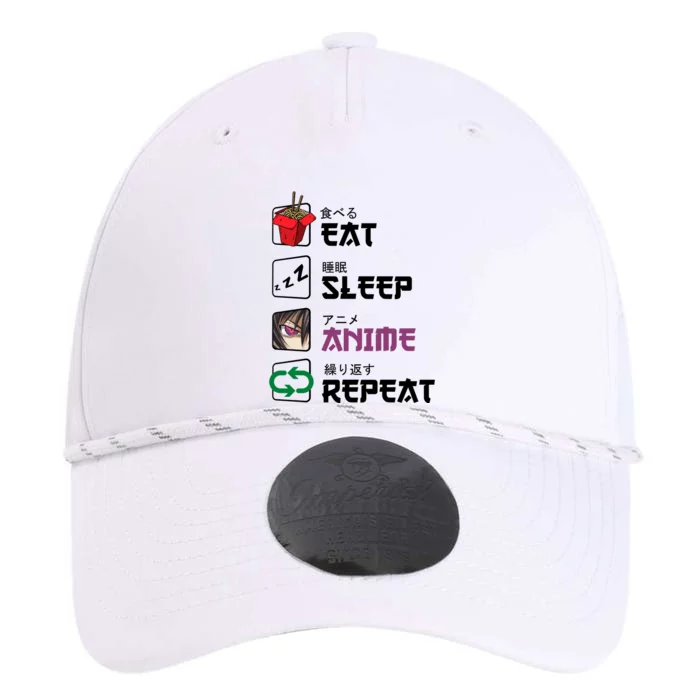 Eat Sleep Anime Repeat Performance The Dyno Cap