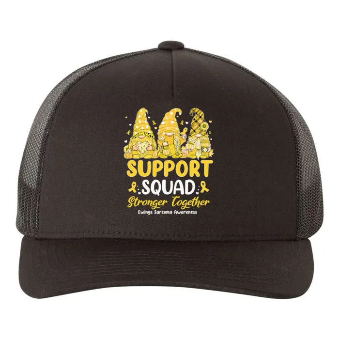 Ewings Sarcoma Awareness Gnomies Support Squad Yupoong Adult 5-Panel Trucker Hat