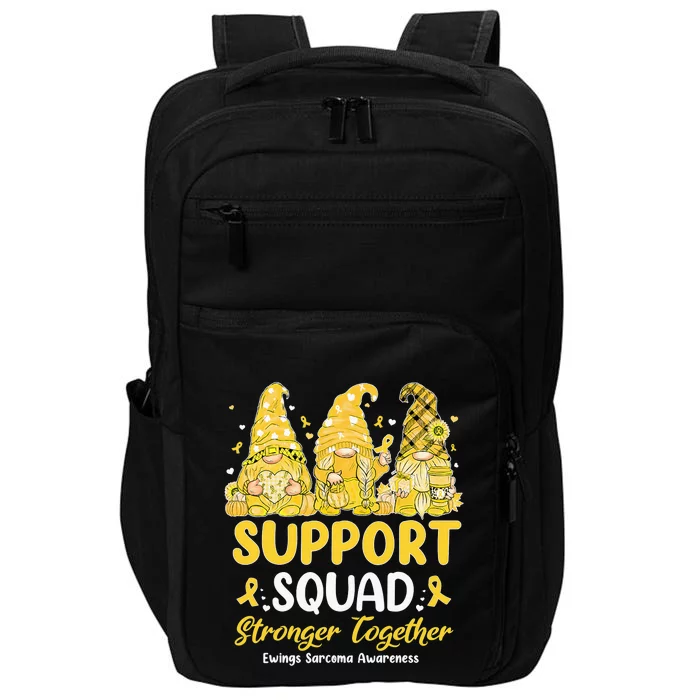 Ewings Sarcoma Awareness Gnomies Support Squad Impact Tech Backpack