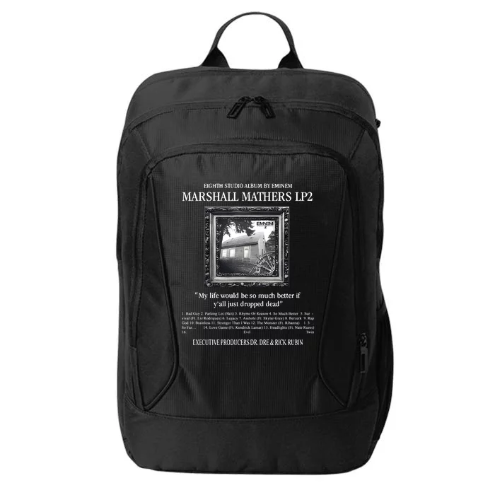 Eighth Studio Album By Marshall Mathers Lp2 City Backpack